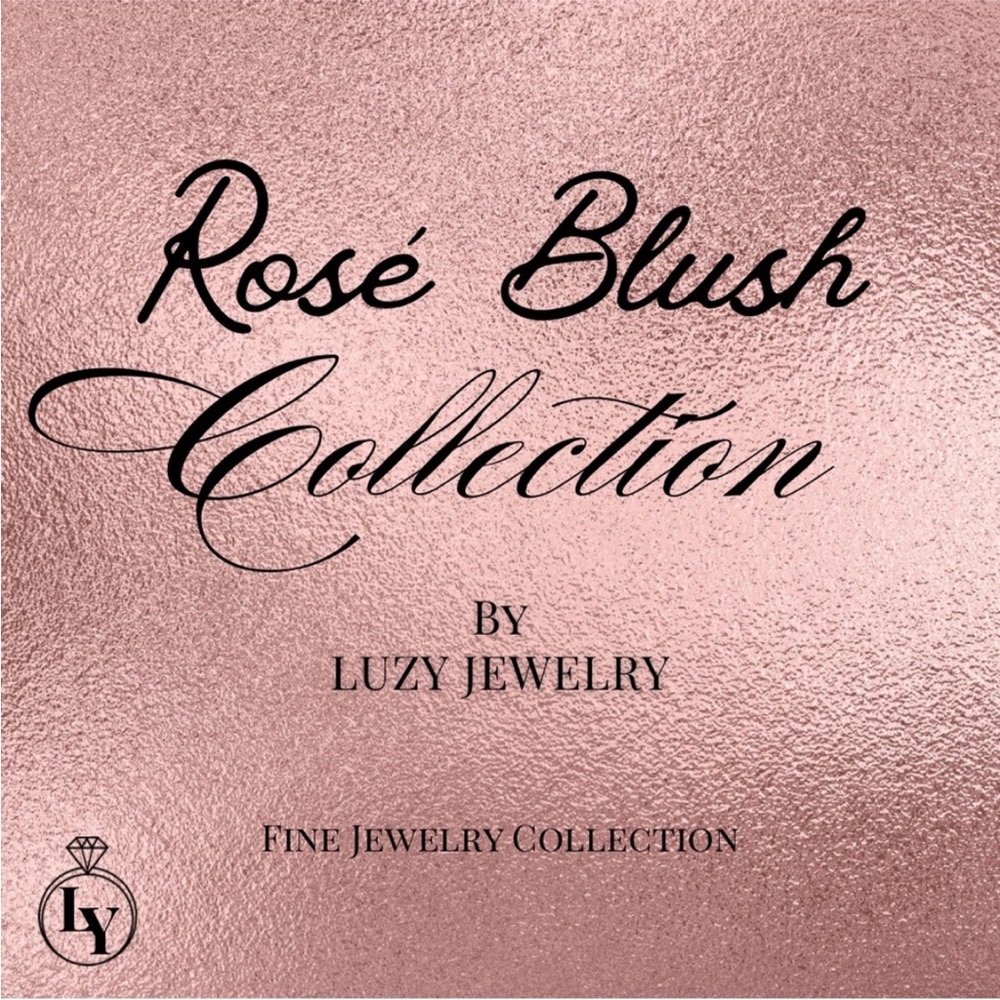 Pretty 585 RG Green and Clear Natural Gems Zircon Hoop Earrings in Rose Gold - Picture 9 of 9